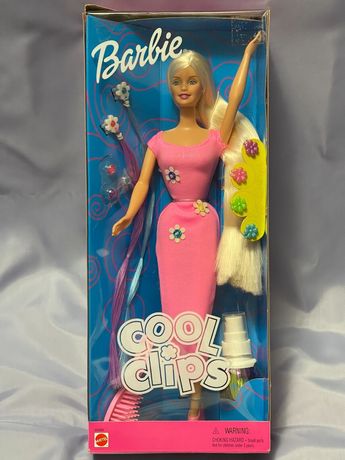 Лялька кукла барбі barbie mattel cool clips 2001