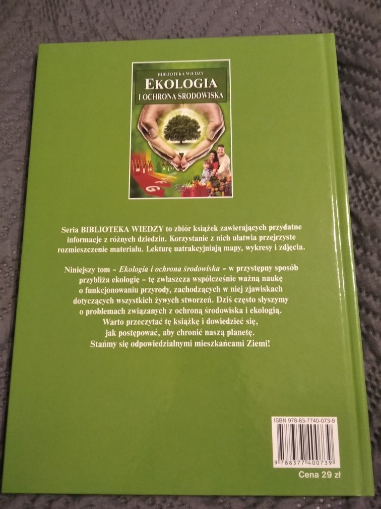 Książka album w twardej oprawie Ekologia i ochrona środowiska Nowa!