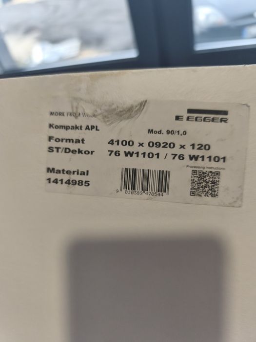 Blat HPL egger w1101