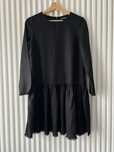 ZARA czarna sukienka oversize lyocel