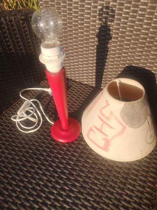 Lampa stołowa (nocna) PRL