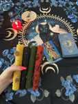 Świece rytalne , tarot