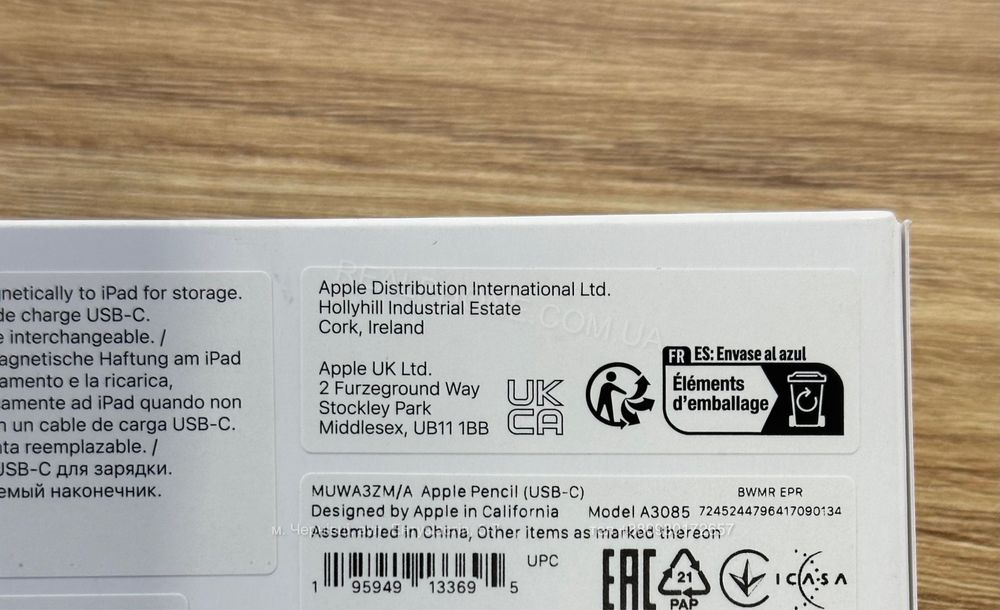Стилус Apple Pencil (USB-C) (MUWA3)