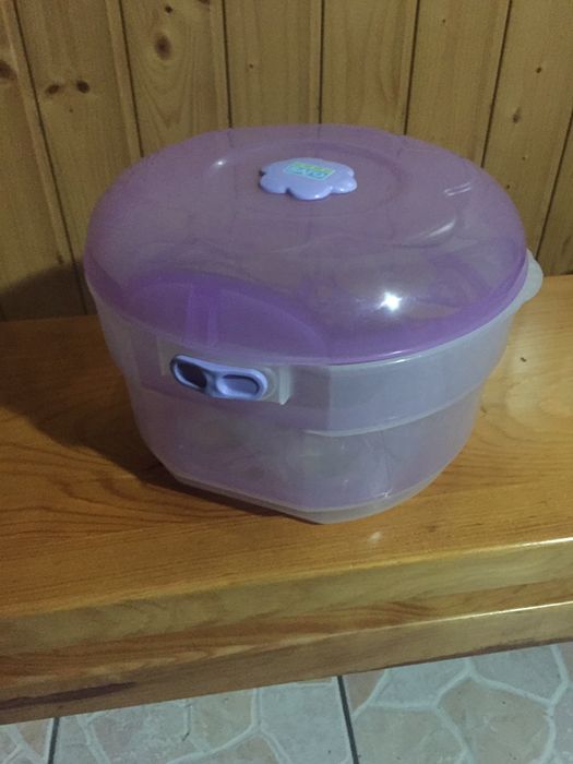 Esterilizador de biberoes de microondas