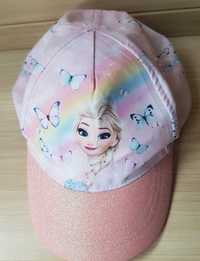 H&M czapka z brokatowym daszkiem Frozen