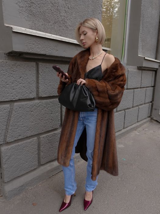 Італійська норкова шуба