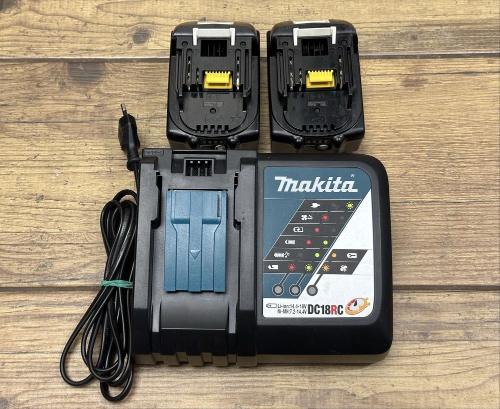 [Zestaw] Makita 2x bateria akumulator 3AH + szybka ładowarka DC18RC