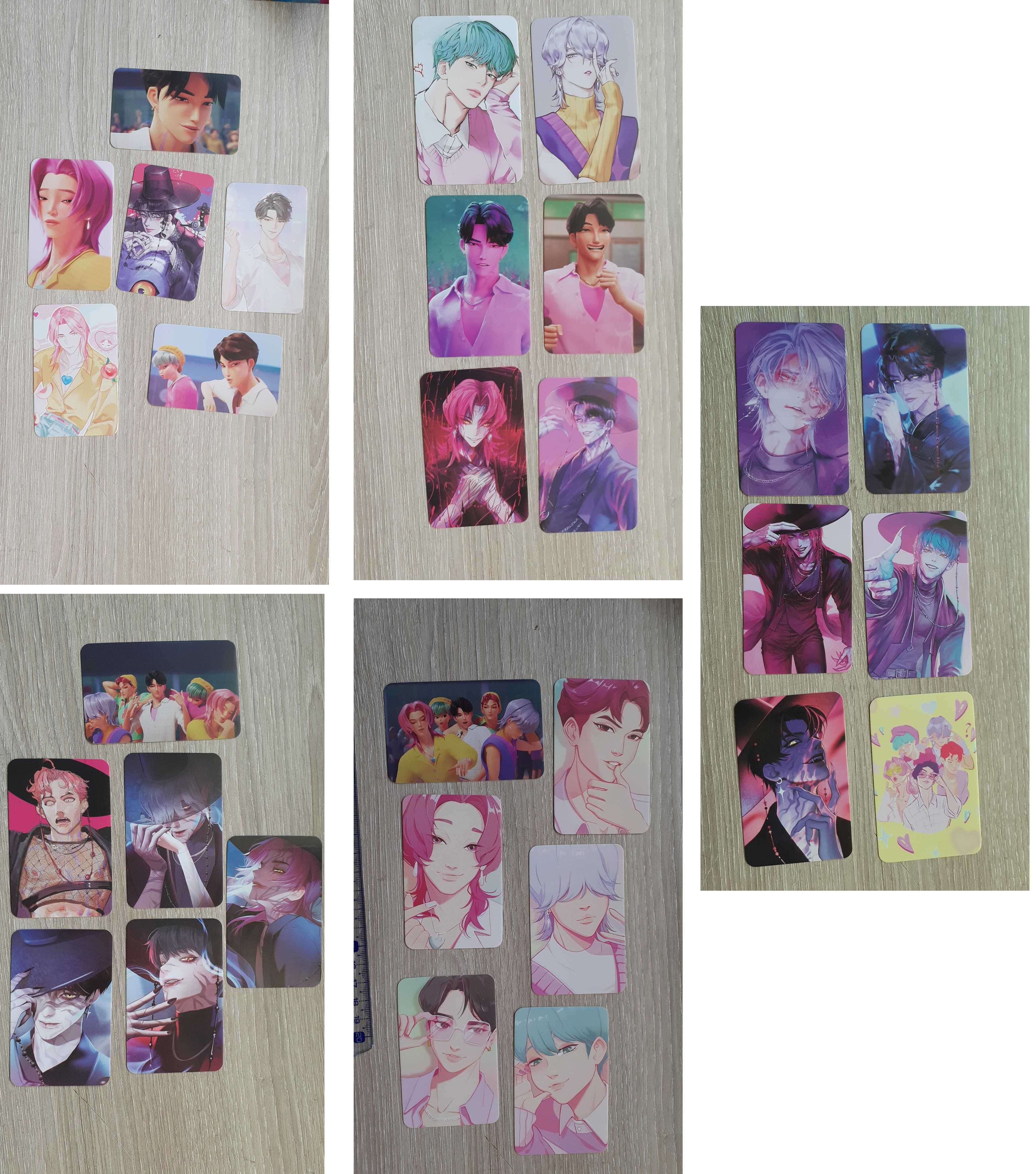 Cartas Saja Boys Kpop demon hunters novas