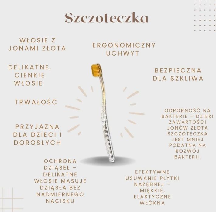Szczoteczka do zębów 8 szt  atomy antybakteryjna