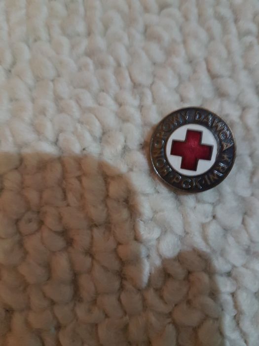 Stara przypinka honorowy dawca krwi