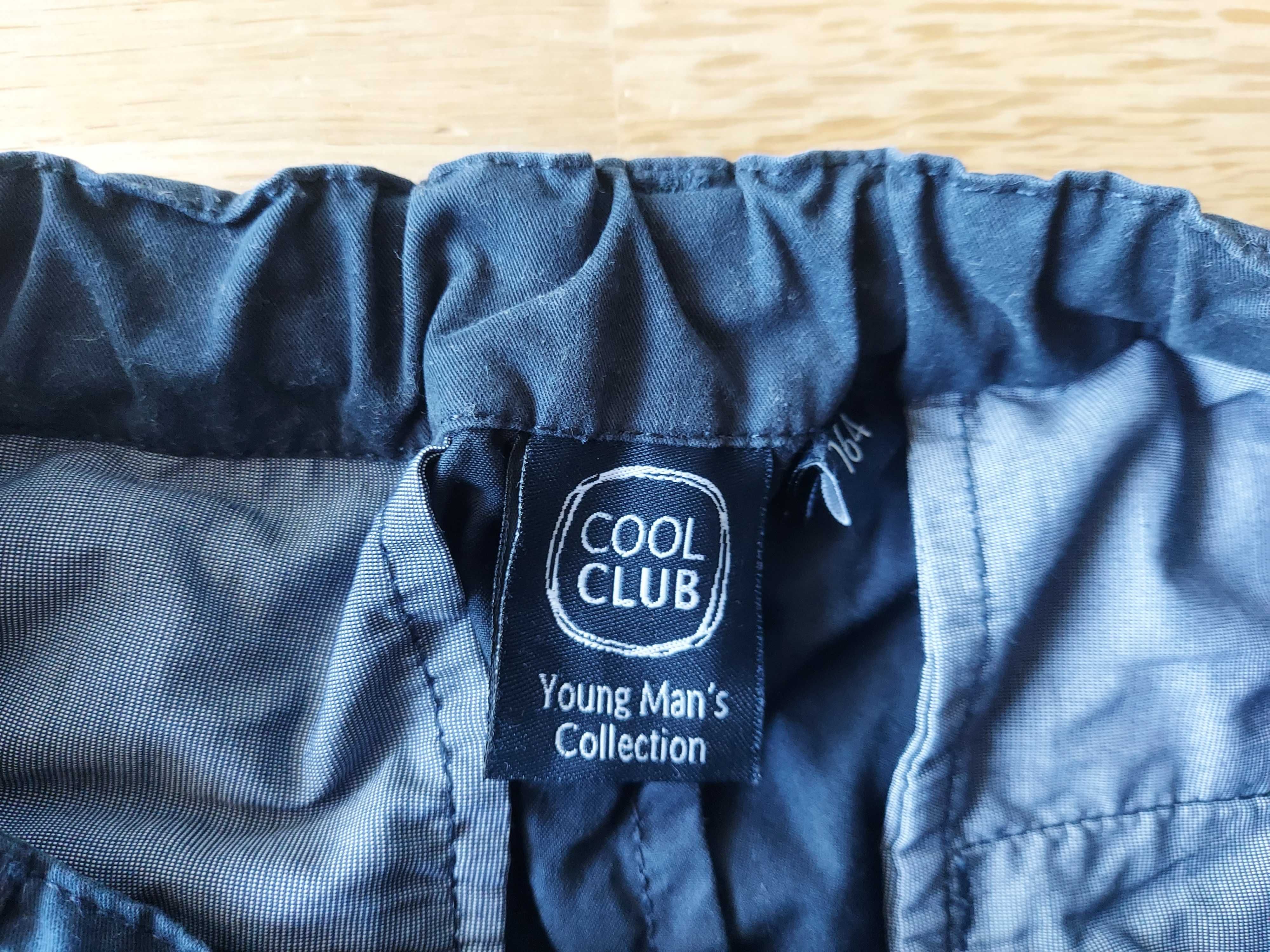 Granatowe eleganckie spodnie chłopięce Coolclub, roz. 164