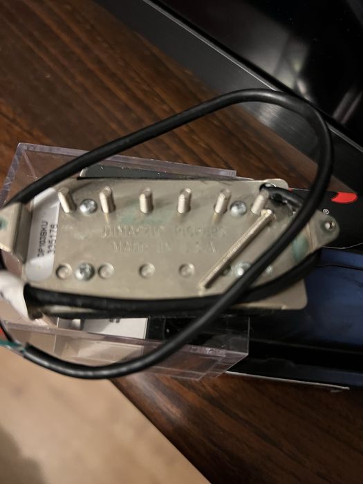 Pickup Dp 103 Dimarzio PAF 36 aniversario posiçao braço