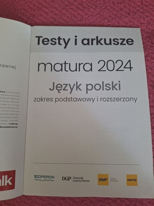 Testy i arkusze z języka polskiego