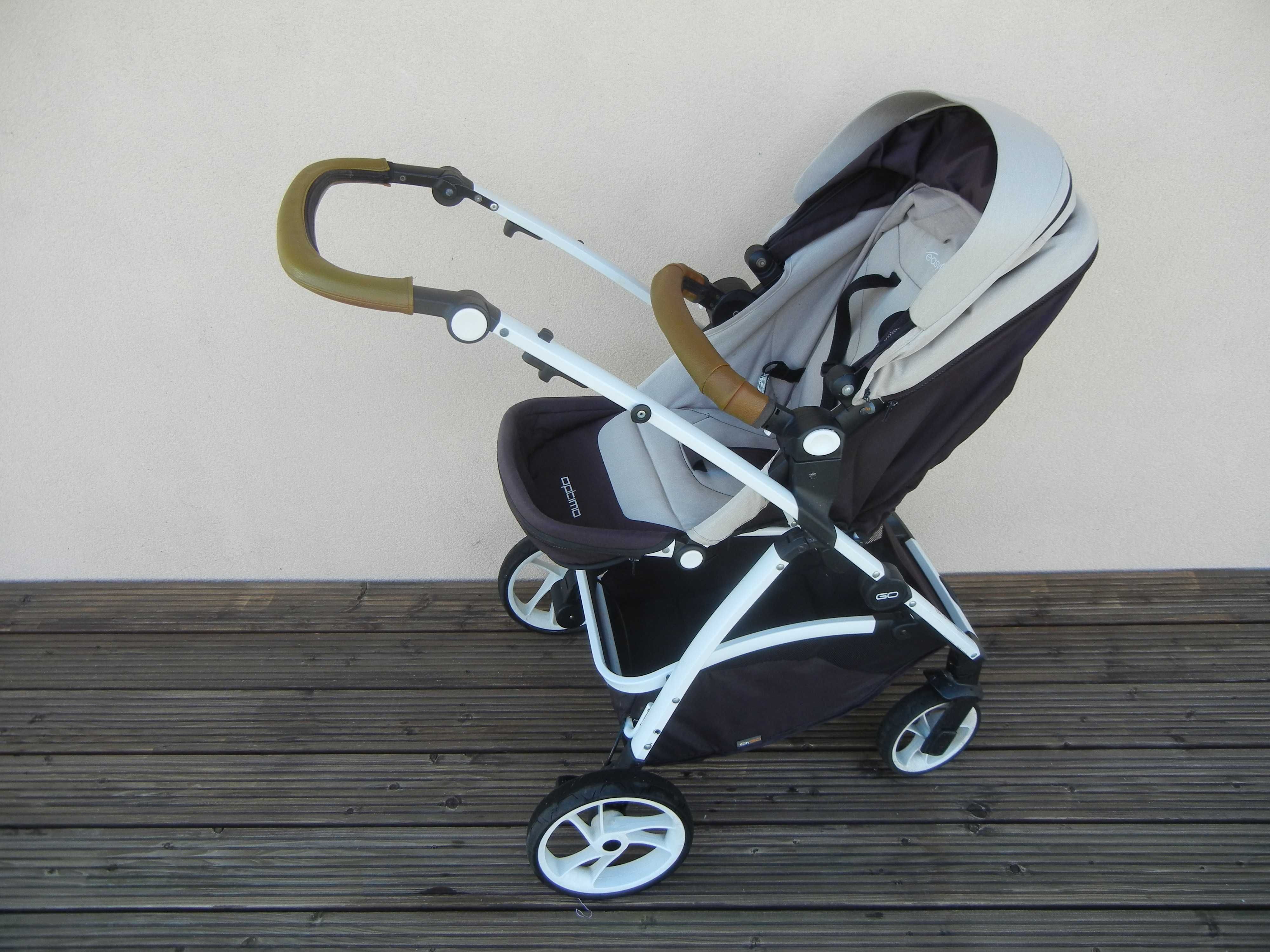 nowoczesny aluminiowy wózek spacerowy Optimo EasyGo