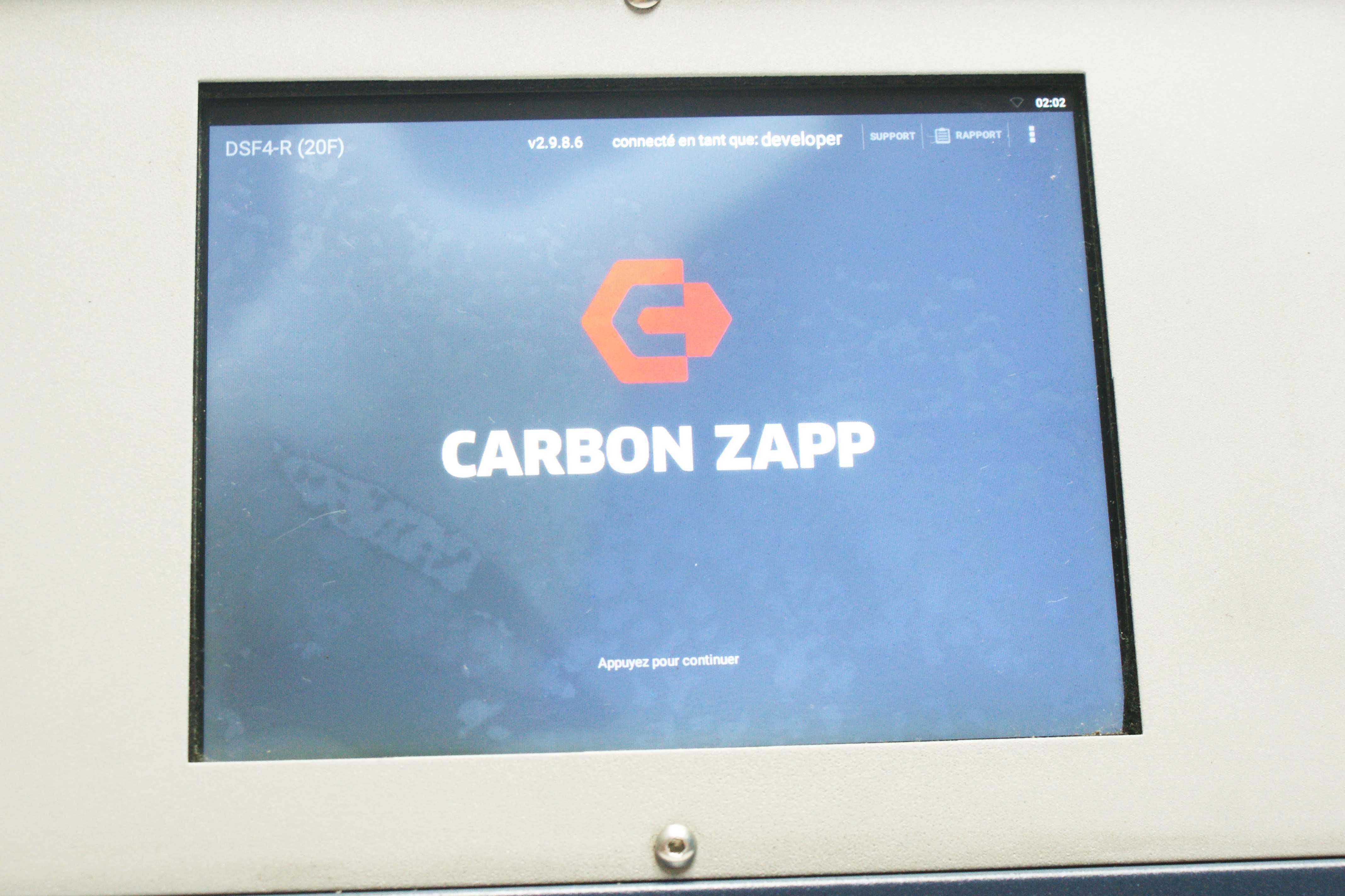 Stół probierczy tester Carbon Zapp DSF 4R kontrola i czyszczenie