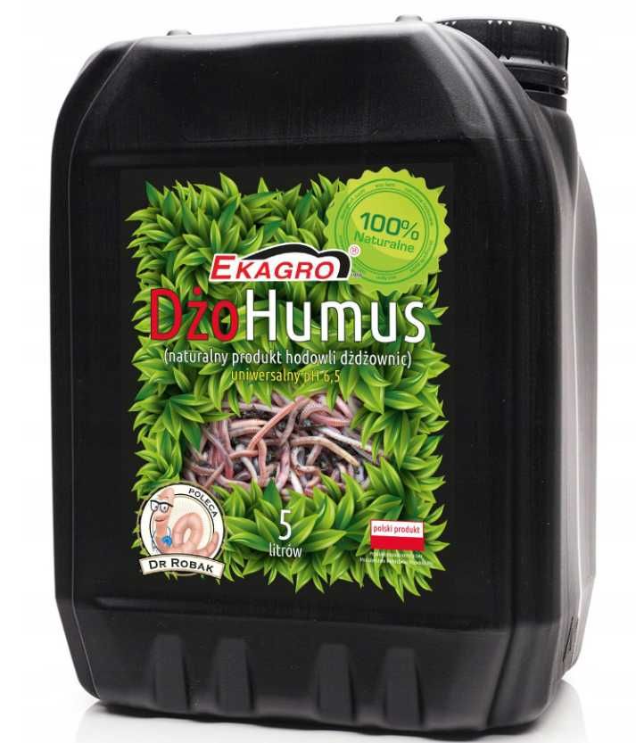 Dżohumus BIOHUMUS nawóz naturalny 100% organiczny 1l,  5l, 10l, 20l
