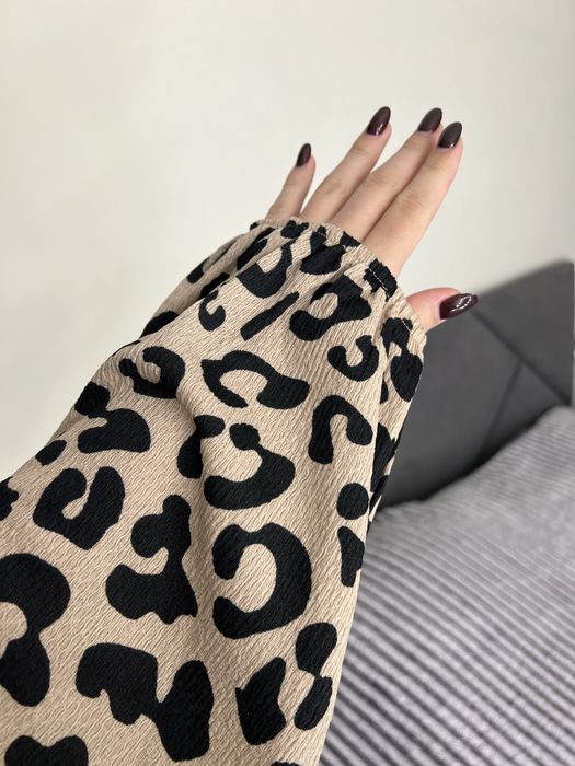 16-18 розмір сукня міді плаття платье батал лео принт