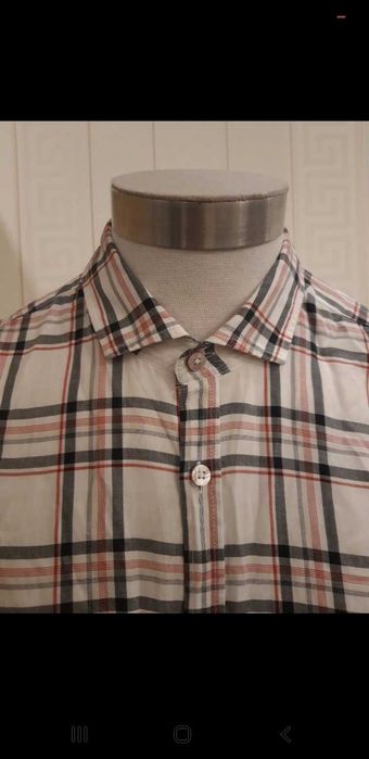 Koszula Hugo Boss, slim fit, r.L, w kratkę, męska
