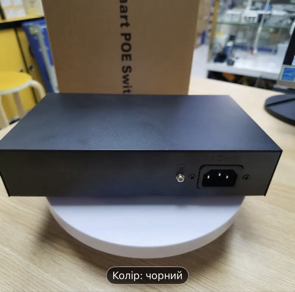 POE коммутатор (switch) 4+2 порти