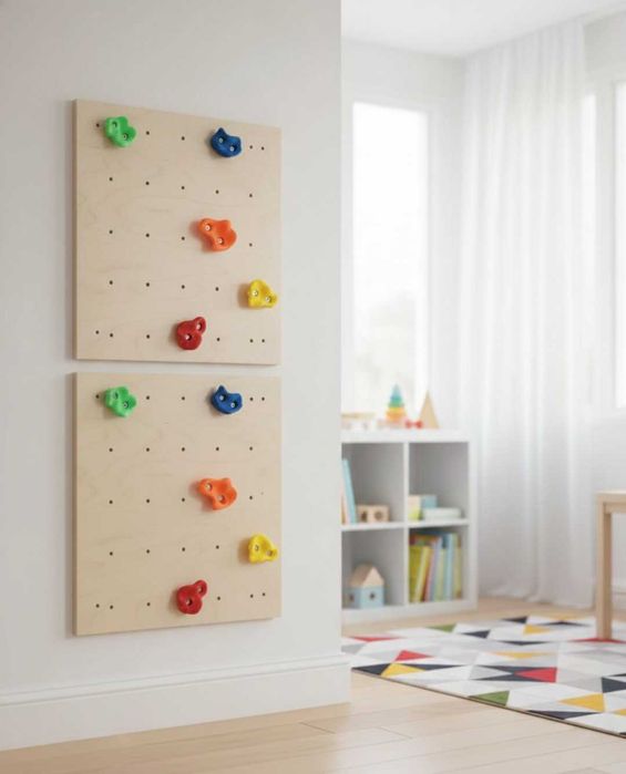 Ścianka wspinaczkowa dla dziecka domowa plac zabaw prezent do pokoju