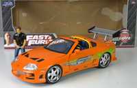 Model pojazdu Toyota Supra 1:18 DIE CAST "Szybcy i Wściekli"