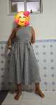 Vestido preto e branco fresco 38/40