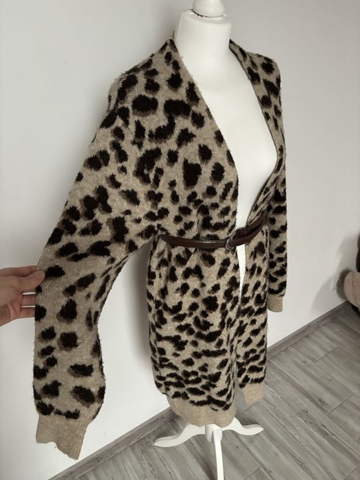 Sweter kardigan H&M panterka