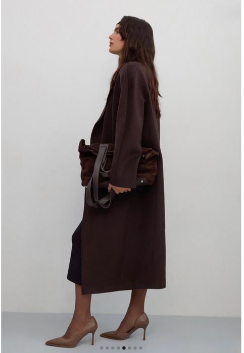 Пальто Estro осіннє (80% вовна)