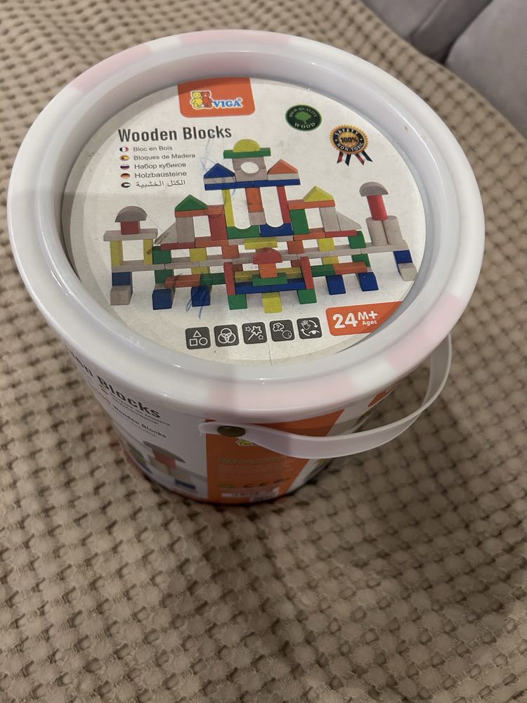 Деревянный конструктор Viga Wooden Blocks