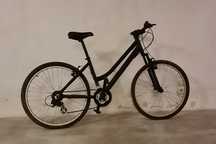 Bicicleta Shimano preta de adulto