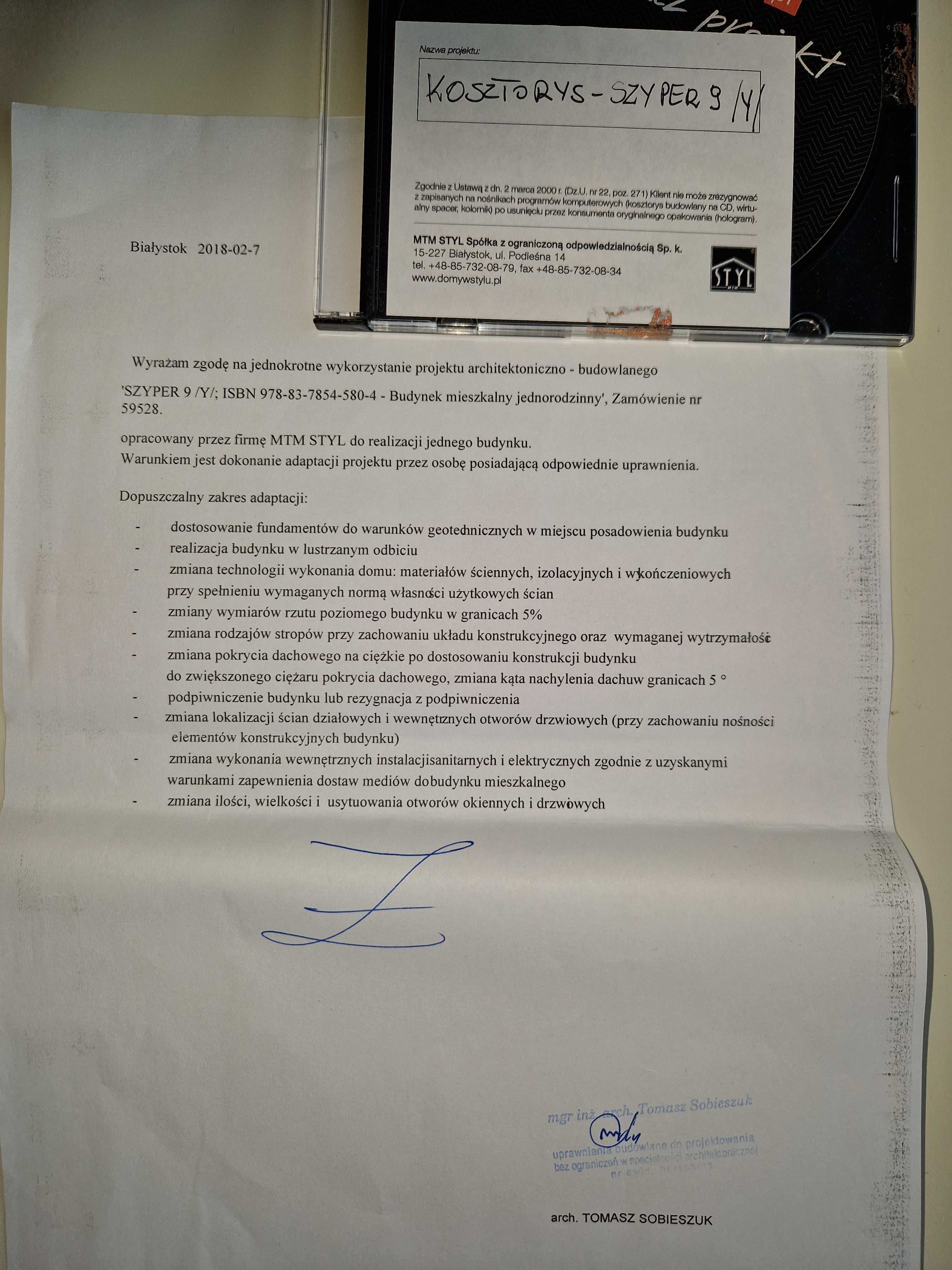Projekt domu SZYPER 9