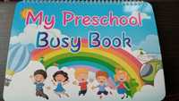 детская книжка раскраска my preschool busy book