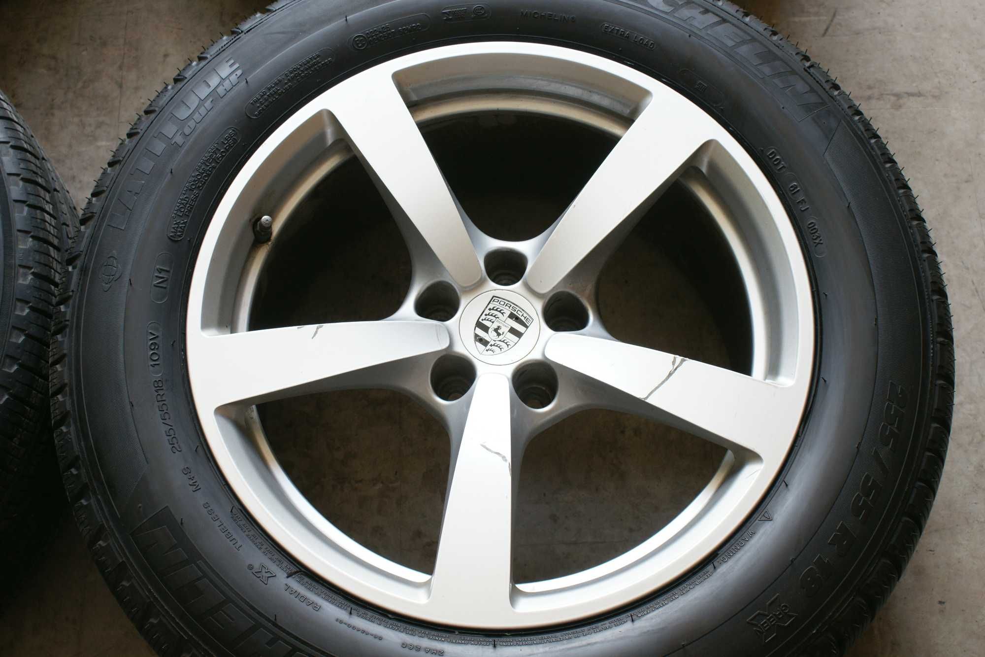 4x Alufelgi alu Porsche Macan 95B 8/9J 5x112 18 cali 235/60 255/55R18