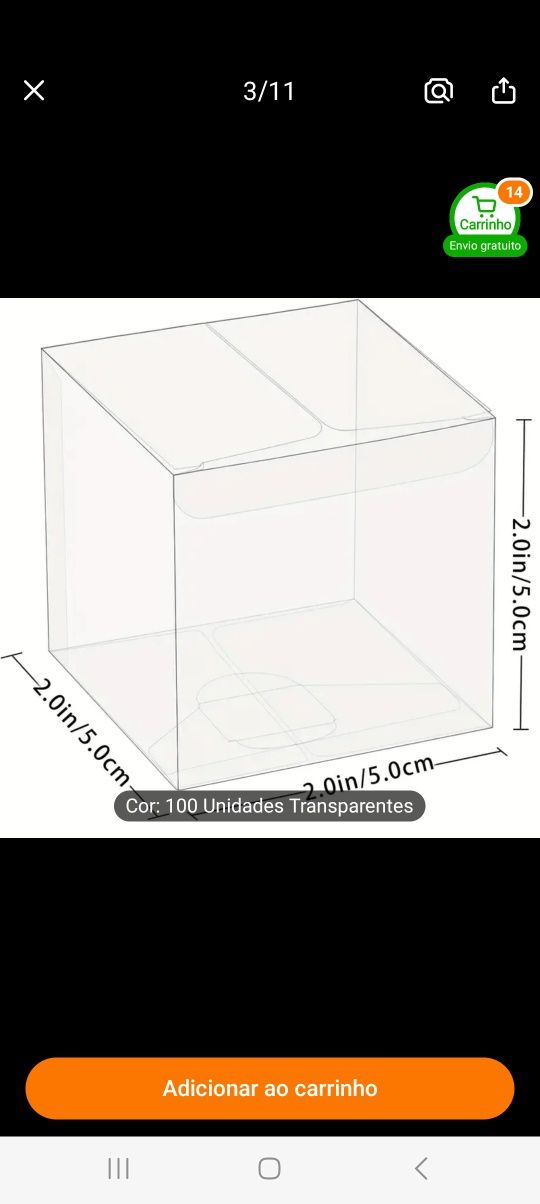 100 caixas presente