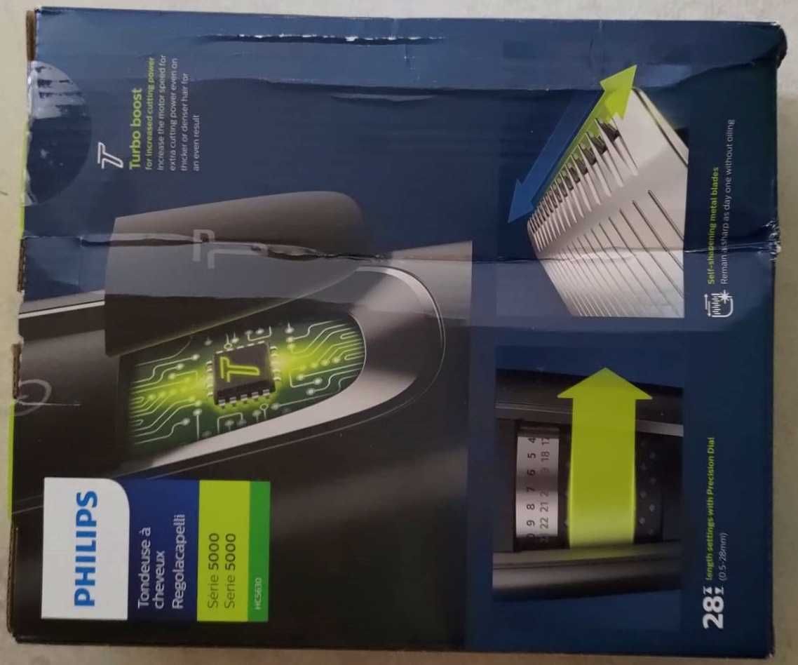 Maszynka do strzyżenia włosów i brody bezprzewodowa Philips HC5630
