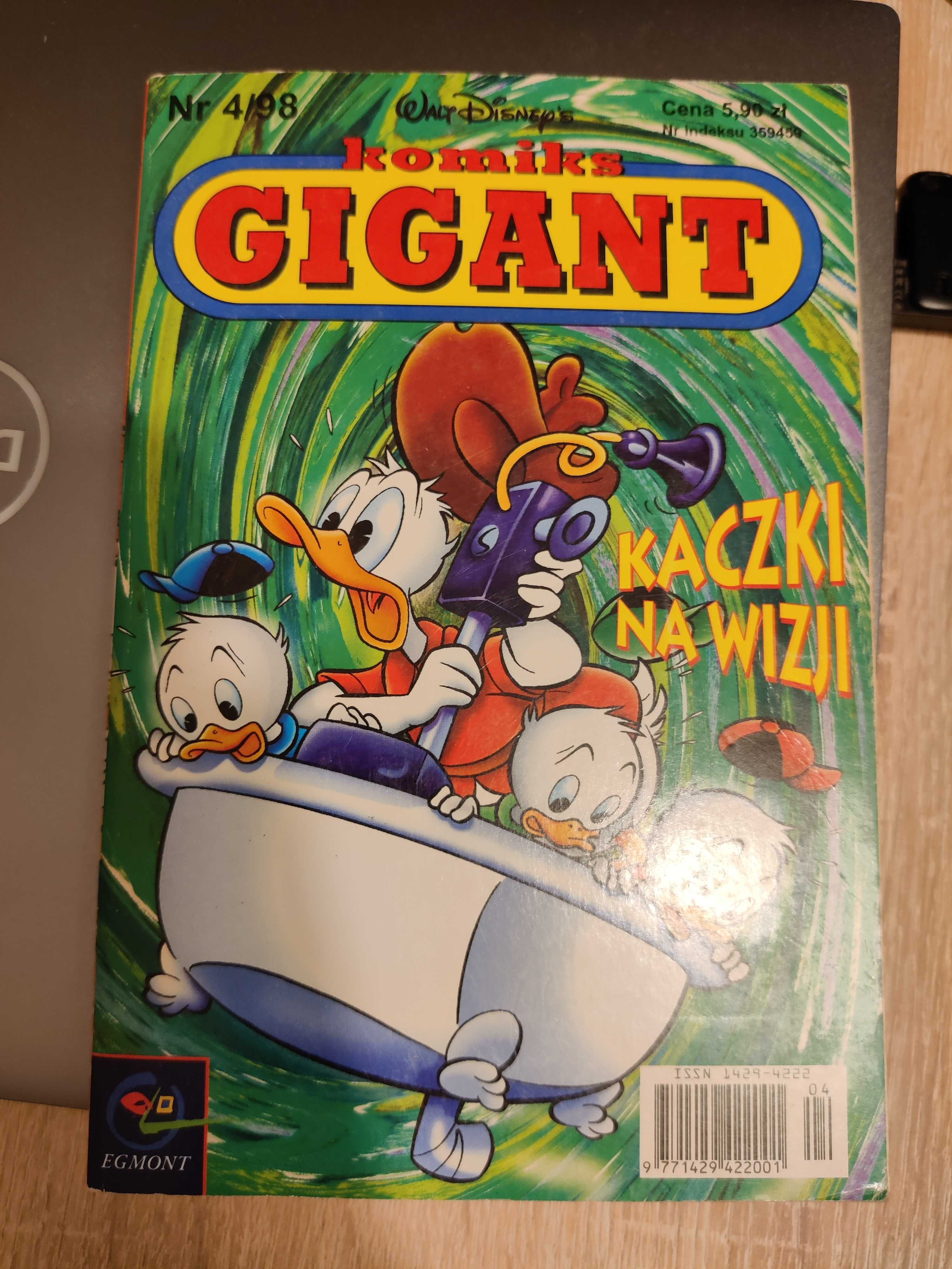 Komiks Gigant - Kaczki na wizji Nr 4/98 Stan idealny