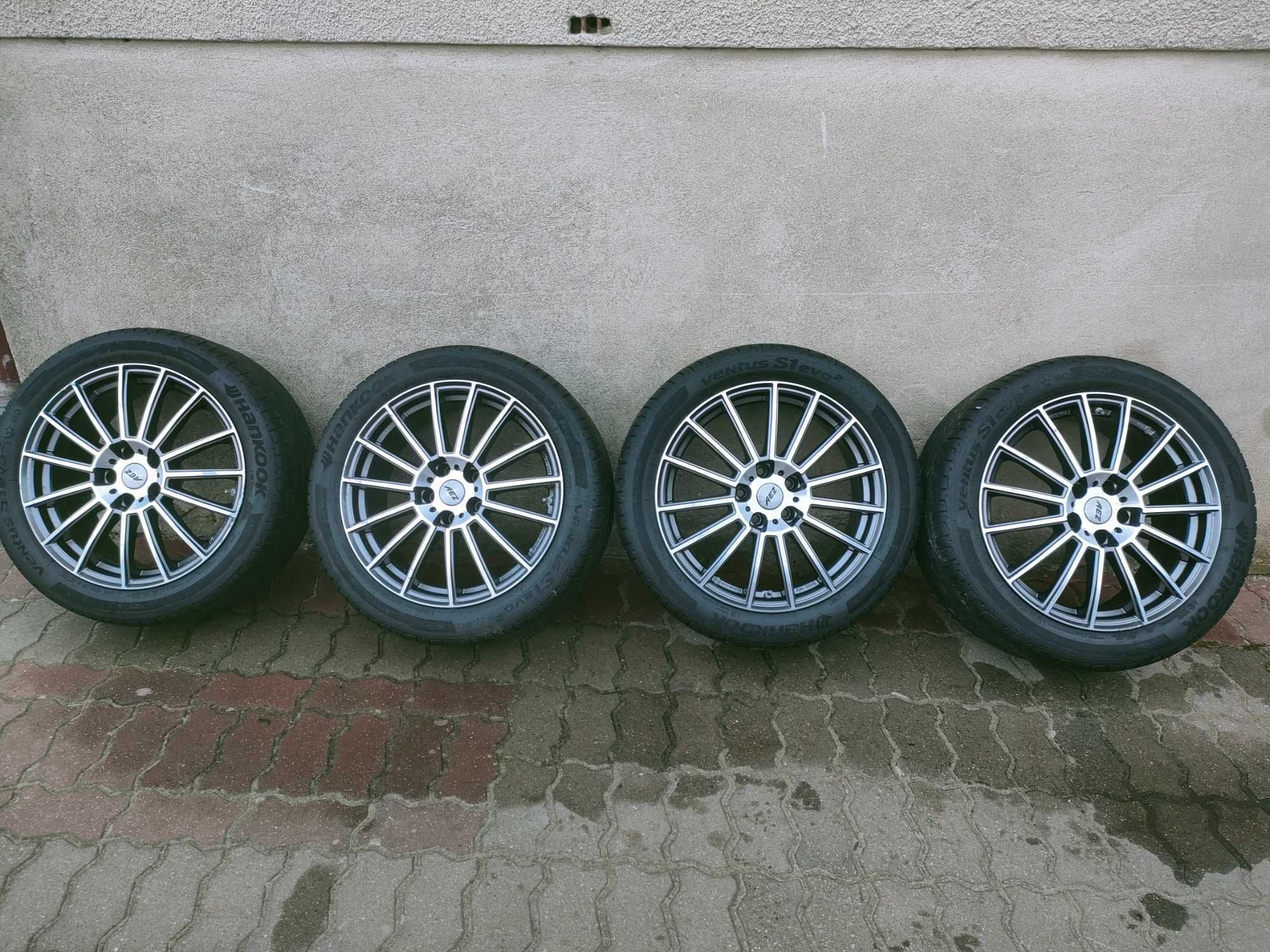 JAK NOWE 245/45R18 Koła letnie 5x112 5mm BMW Audi AEZ