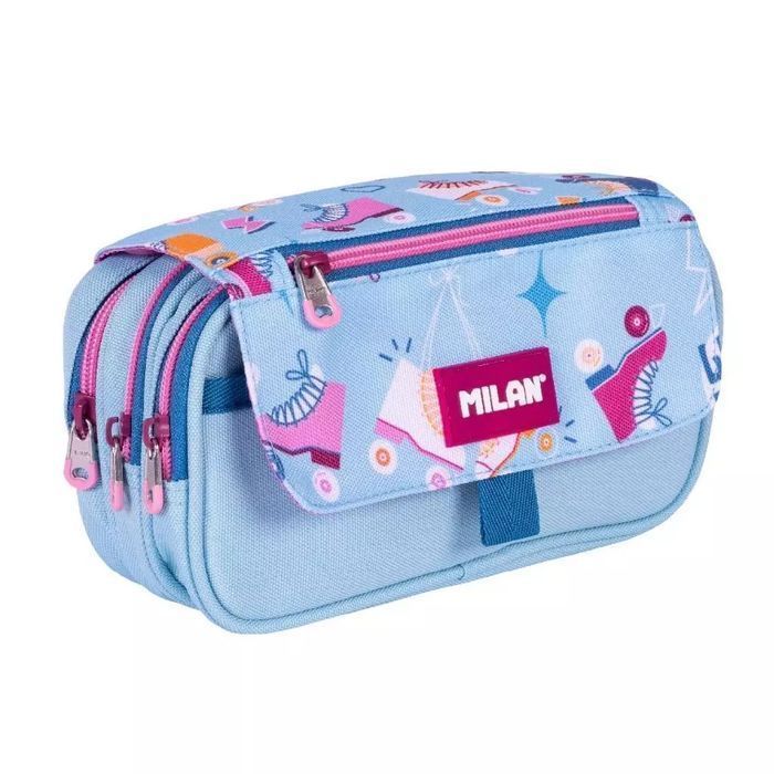 Piórnik 3 komorowy z klapką Roller 2 MILAN. Milan