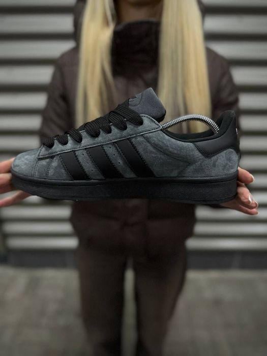 Чоловічі зимові кросівки Adidas Campus хутро