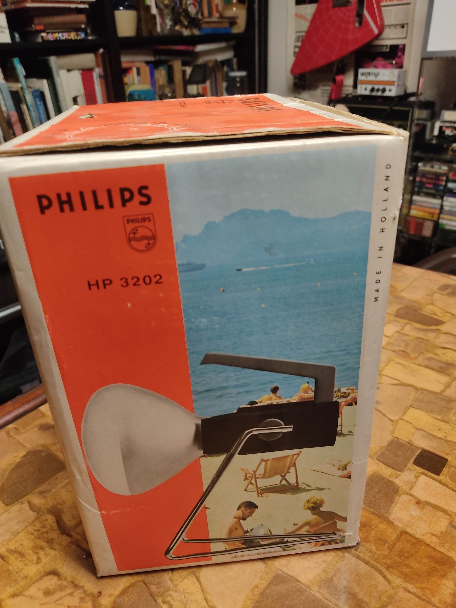 Philips HP 3202 Sunlamp anos 70 nova na caixa