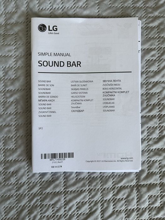 Sound Bar LG SP2 Dolby Audio