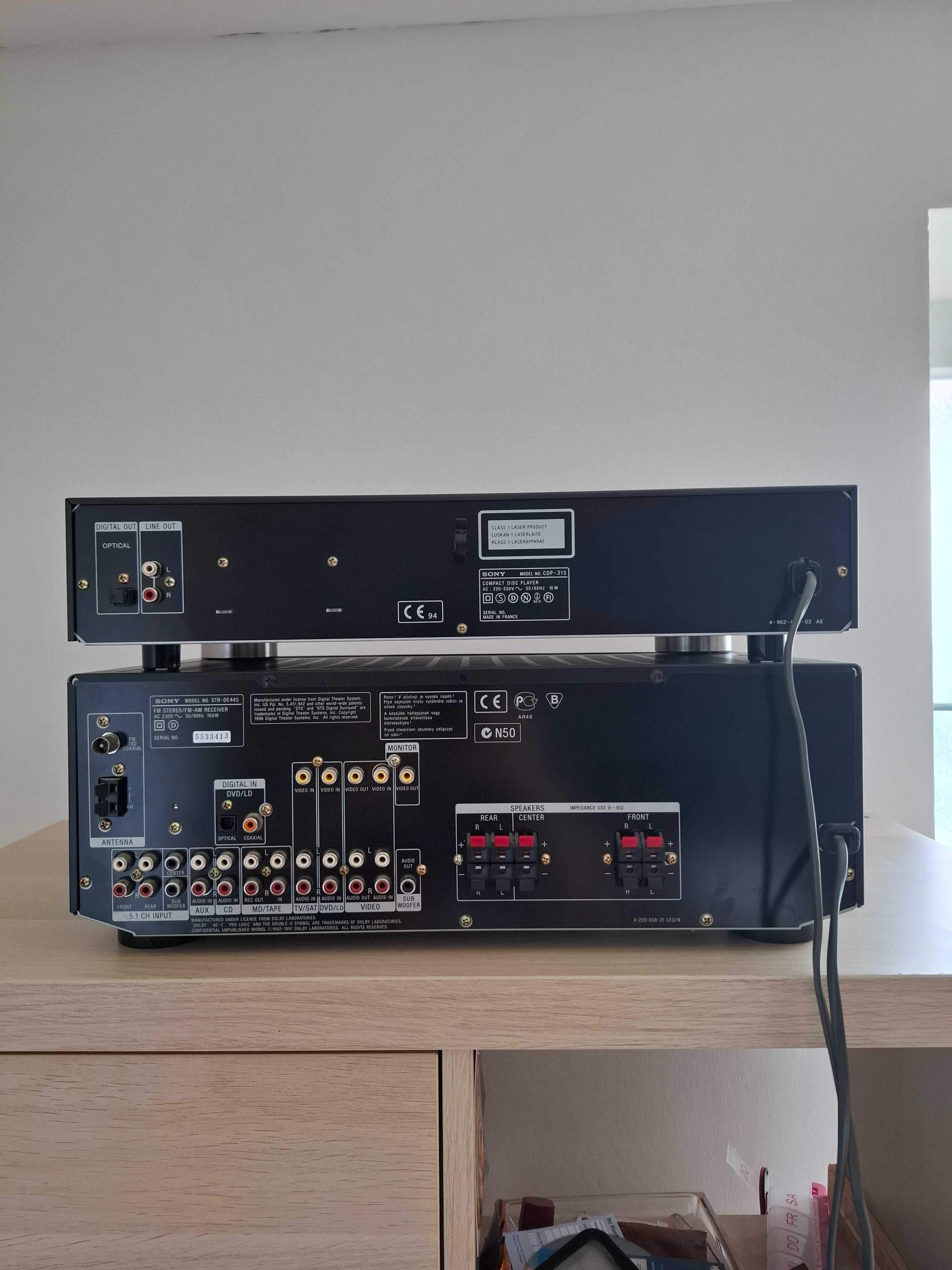 Kino domowe Sony + głośniki Heco