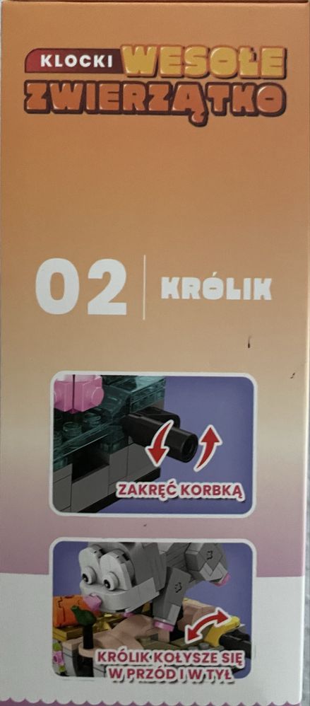 Klocki Trifox Wesołe Zwierzatko Królik 256pcs 6+