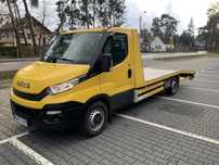 Wynajem lawety/autolawety Iveco Daily 35S18 Wypożyczalnia przyczep