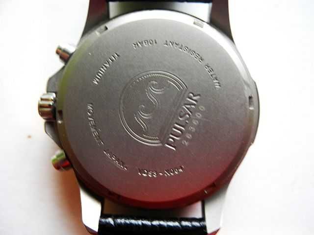 Zegarek,, Pulsar Tytanium Chronographe