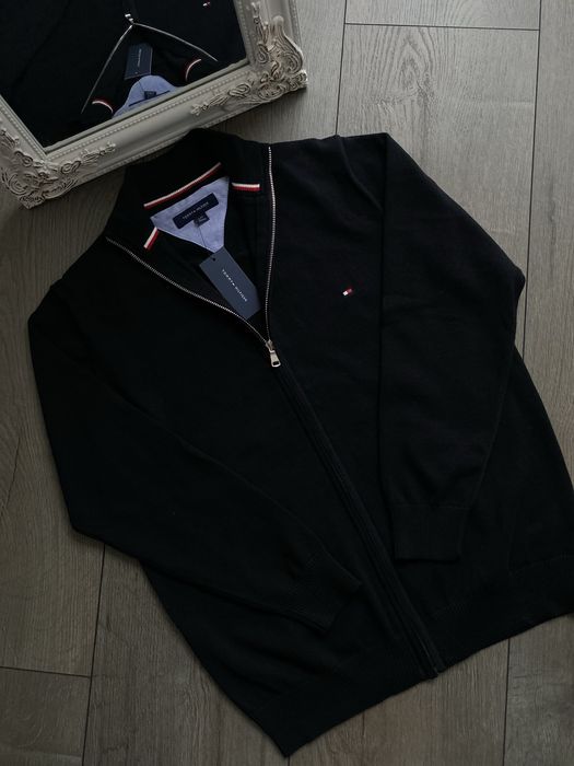 Кофта Tommy Hilfiger full zip / джемпер Tommy Hilfiger / зип томмі