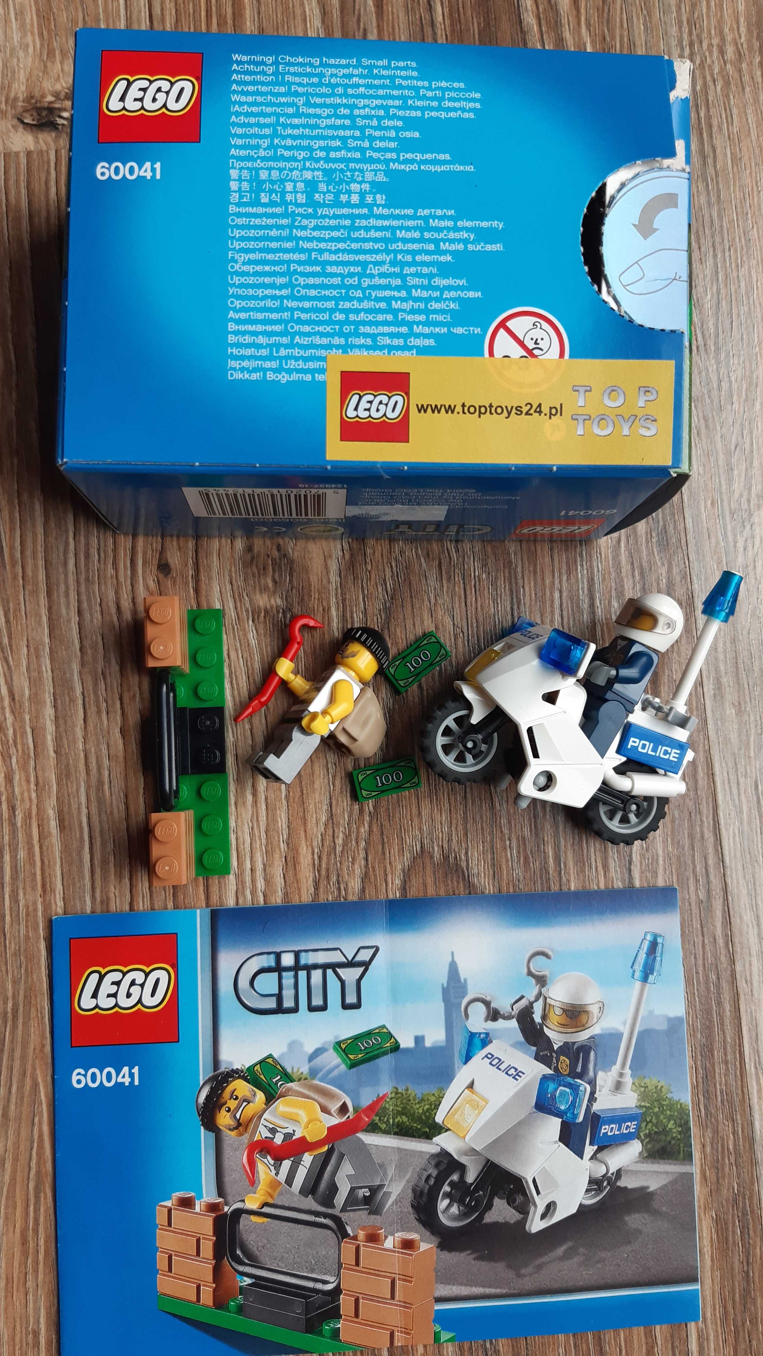 LEGO CITY 60041  Pościg za przestępcą.