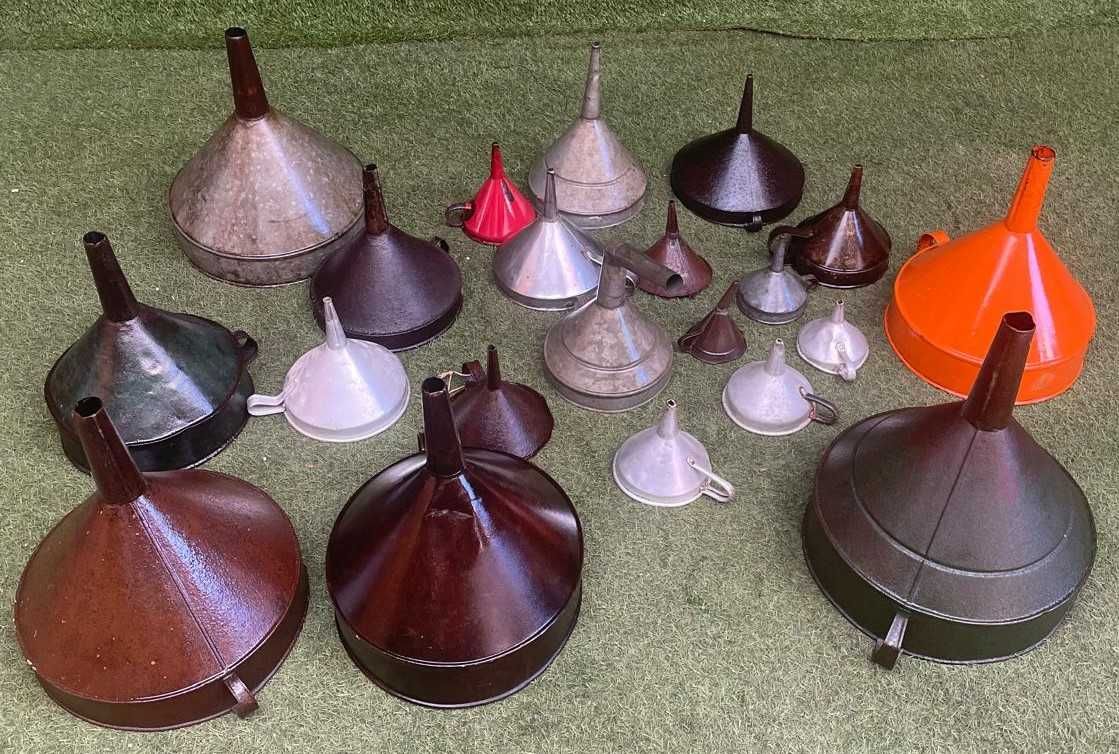 Funil antigos, funis de adega e de cozinha