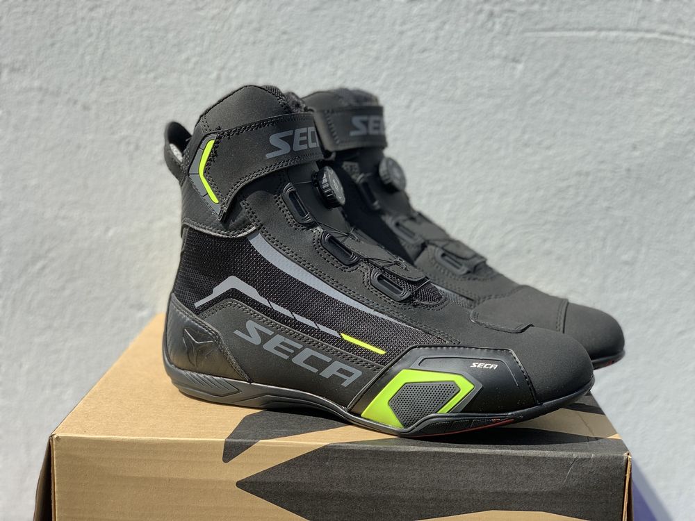 Niskie buty motocyklowe Seca APEX EVO rozmiar 46 Freelock, NOWE!