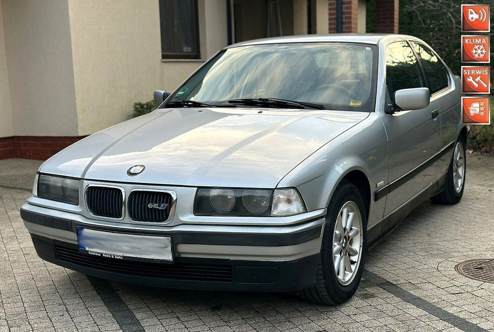 BMW Seria 3 BMW e36 316i 1.9 105KM Bogata Wersja Klima PDC ASC BC Opłacona B.Ładna